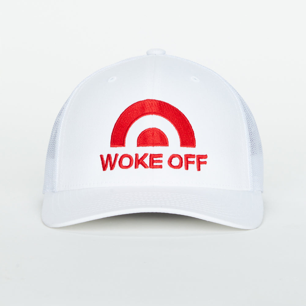 Woke Off "Bullseye" Hat- White